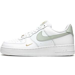 Nike Air Force 1 '07 white grey gold women size 7.5